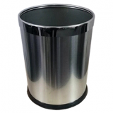 室內酒店客房圓柱形不銹鋼果皮箱